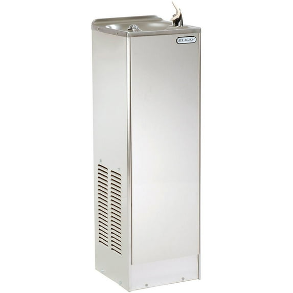 Space-Ette Floor Water Cooler, Stainless Steel, Floor, 115V, 60Hz, 3.5 Amps