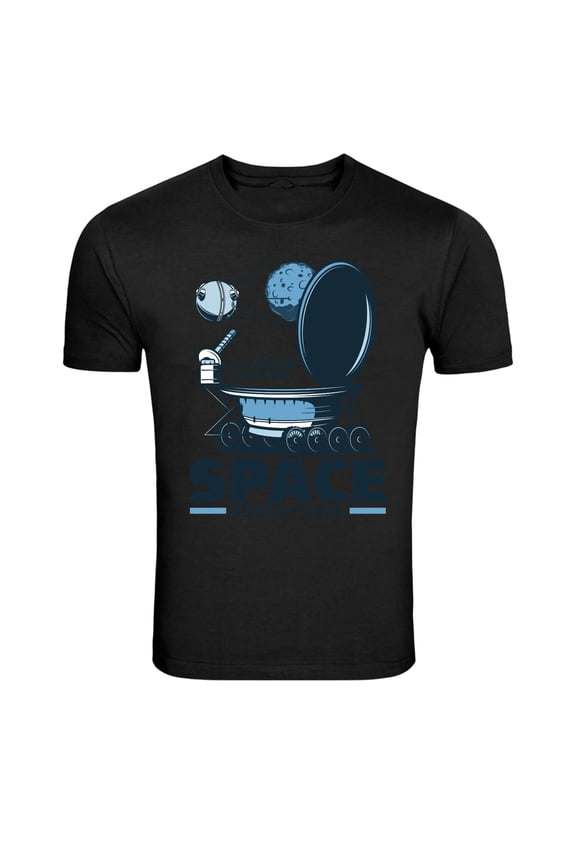 Space Expedition Rover Satellite Graphic T Shirt