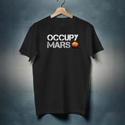 Space Exploration Graphic Tee, Unisex Occupy Mars Edition