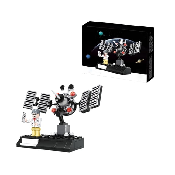 Space Exploration Shuttle Building Block Toys , STEM Aerospace Building Kit Toy, Rocket, Space Shuttle, Moon Buggy and Satellite, Best Gifts for Adults and Teens