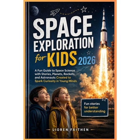 Space Exploration for Kids 2026: A Fun Guide to Space Science with Stories, Planets, Rockets, and Astronauts Created to , (Paperback)