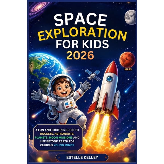 Space Exploration for Kids 2026: A Fun and Exciting Guide to Rockets, Astronauts, Planets, Moon Missions and Life Beyond, (Paperback)