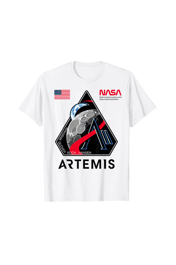 Space Explorer Artemis Ii Mission Patch Logo Moon Space Program 2026 T-Shirt WHITE S-5XL