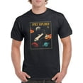 thumbnail image 1 of Space Explorer. Spaceship T-Shirt Men -Smartprints Designs, Male x-Large, 1 of 4