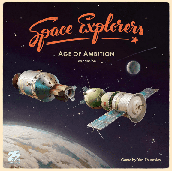 Space Explorers Age of Ambition , Expansion Strategy Board Game , 7 New Space Race Modules - 25th Century Games