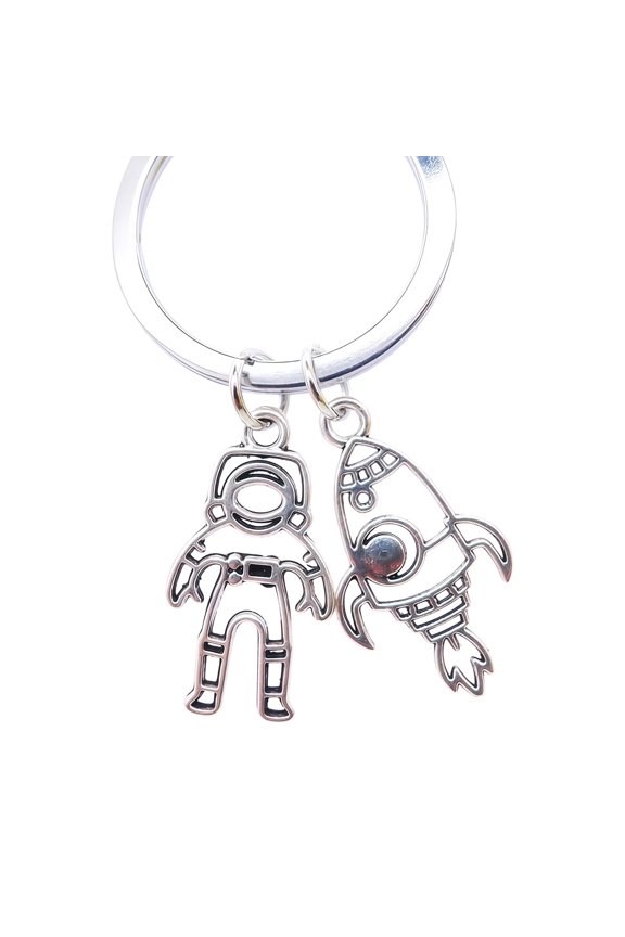 Space Explorers Keychain Featuring Detailed Astronaut Designs Great For Gifting