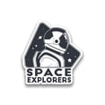 thumbnail image 1 of Space Explorers Sticker -Smartprints Designs, Vinyl Sticker, 1 of 3
