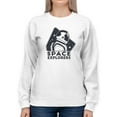 thumbnail image 1 of Space Explorers Sweatshirt Women -Smartprints Designs, Female x-Large, 1 of 4