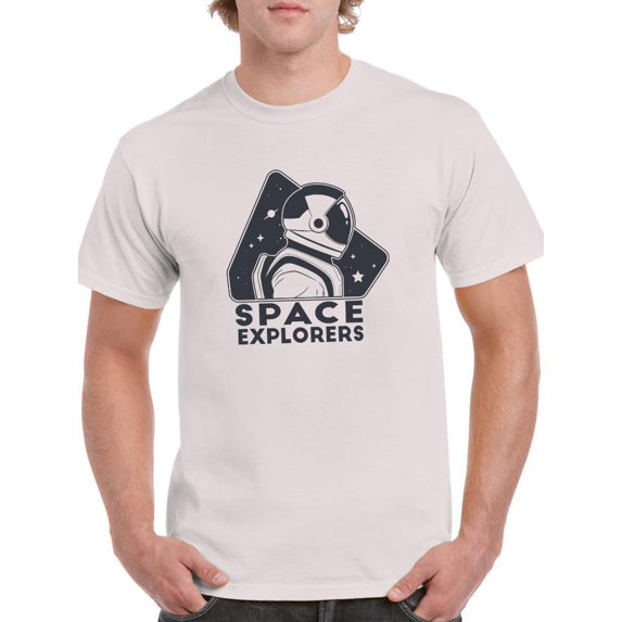 Space Explorers T-Shirt Men -Smartprints Designs, Male x-Large