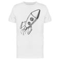 thumbnail image 1 of Space Exploring Launch Rocket T-Shirt Men -Image by Shutterstock, Male Medium, 1 of 2
