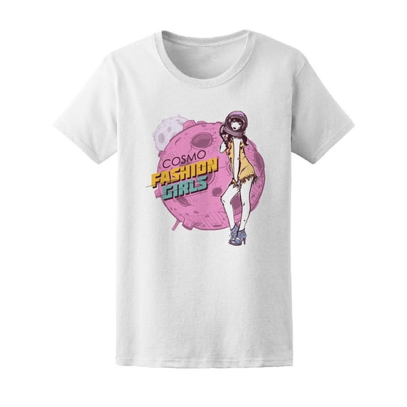 Space Fashion Girls Collection T-Shirt Women -Image by Shutterstock, Female Medium