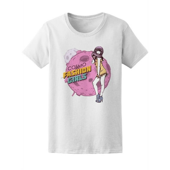 Space Fashion Girls Collection T-Shirt Women -Image by Shutterstock, Female XX-Large
