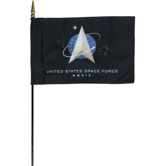 Space Force - 8"x12" Military Stick Flag