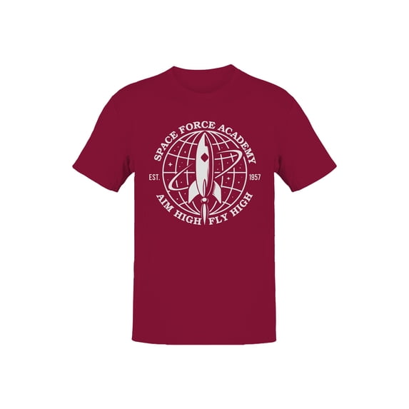 Space Force Academy Rocket Emblem Men's T-shirt