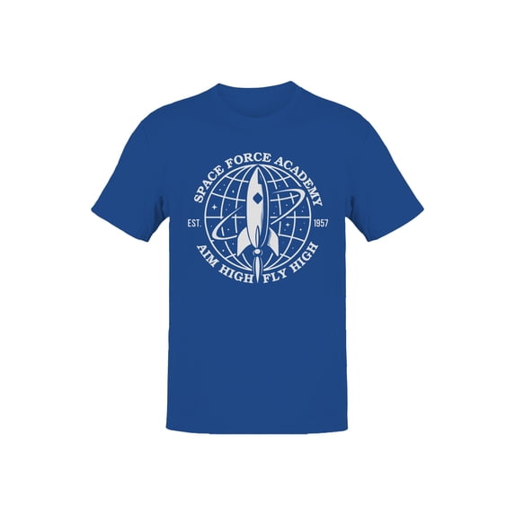 Space Force Academy Rocket Emblem Men's T-shirt