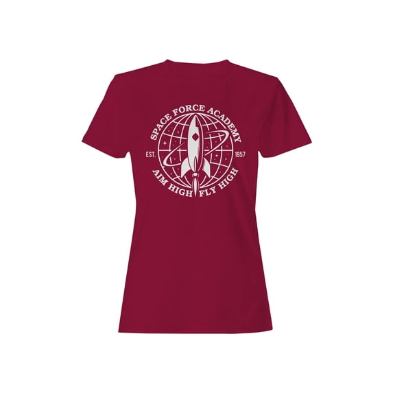 Space Force Academy Rocket Emblem Women's T-shirt