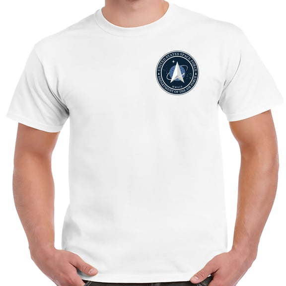 Space Force Chest Logo Polyester Shirt-Medium