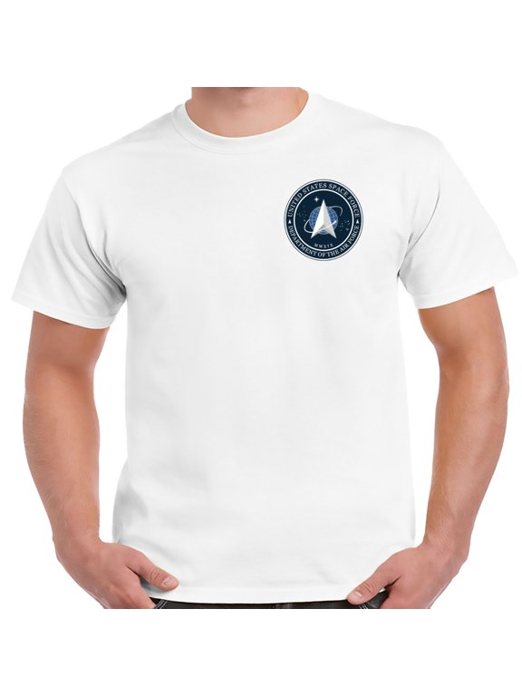 Space Force Chest Logo Polyester Shirt-Medium