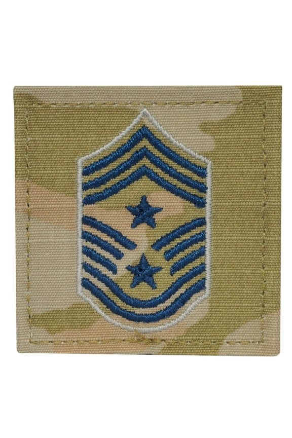 Space Force Embroidered OCP with Hook Rank Insignia - Command Chief Master Sergeant
