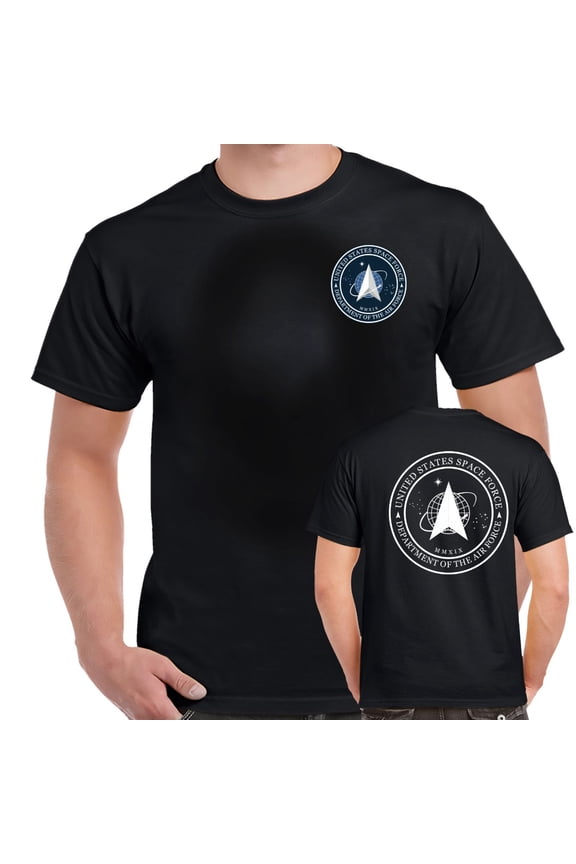 Space Force Logo Double Sided Shirt-Medium