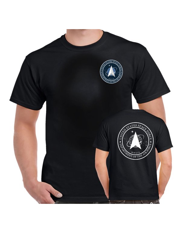 Space Force Logo Double Sided Shirt-Small