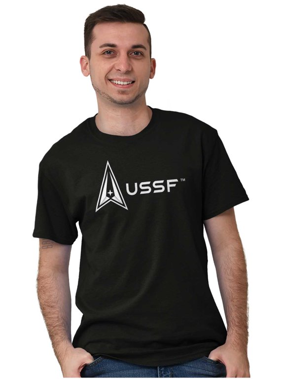 Space Force Logo US Military USSF Men's Graphic T Shirt Tees Brisco Brands M