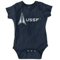 thumbnail image 1 of Space Force Logo US Military USSF Romper Boys or Girls Infant Baby Brisco Brands 12M, 1 of 7