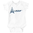 thumbnail image 1 of Space Force Logo US Military USSF Romper Boys or Girls Infant Baby Brisco Brands 18M, 1 of 7