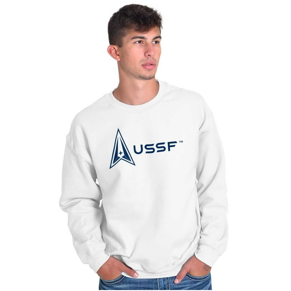 Space Force Logo US Military USSF Unisex Plus Size Sweatshirt Brisco Brands 4X
