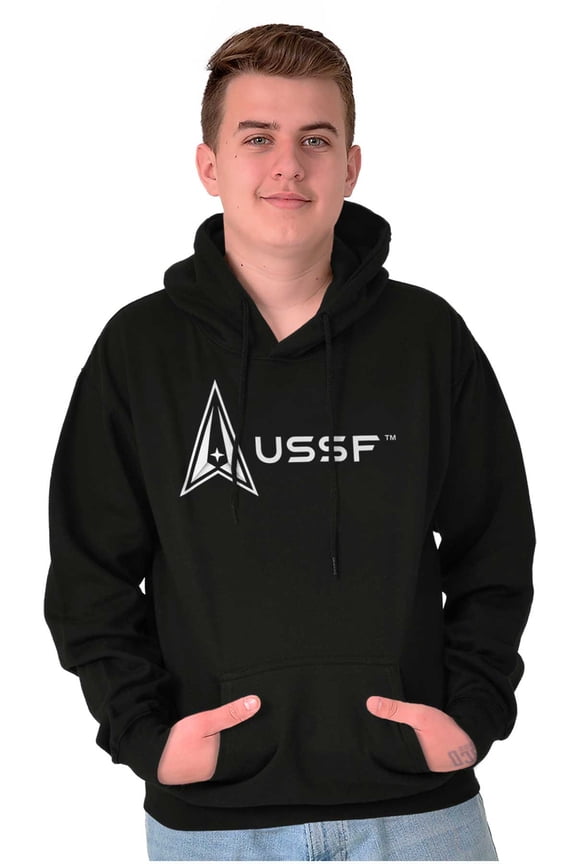 Space Force Logo US Military USSF Unisex Plus Size Hoodie Brisco Brands 3X