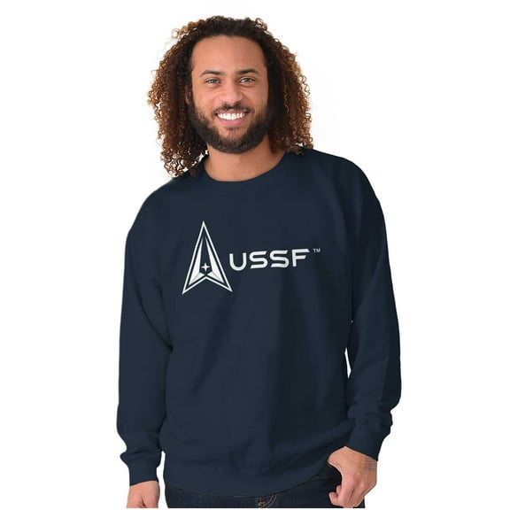 Space Force Logo US Military USSF Unisex Plus Size Sweatshirt Brisco Brands 2X