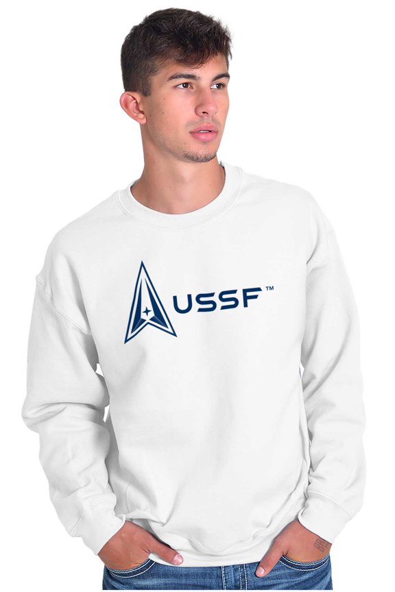 Space Force Logo US Military USSF Unisex Plus Size Sweatshirt Brisco Brands 5X