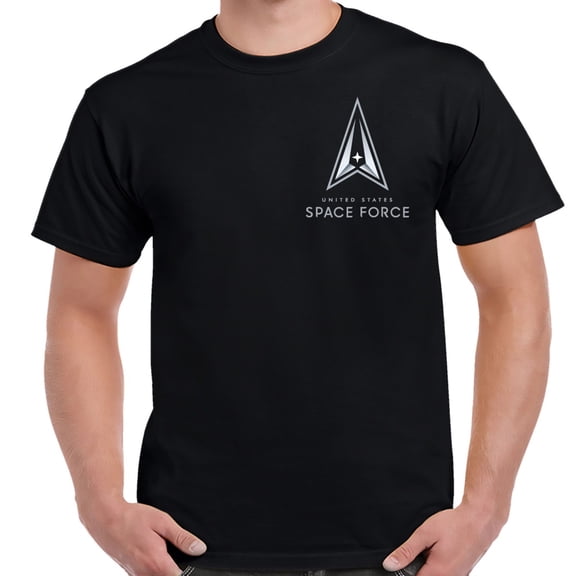 Space Force New Logo Chest Logo Shirt-XL