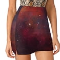 thumbnail image 1 of Space Fox Nebula Women's skirt With Hide Pocket Tennis Skirt Golf Skirts Badminton Skirts Running skirts Space Galaxy Nebula, 1 of 6