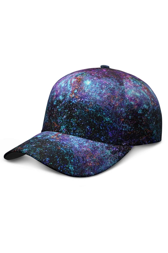 Space Galaxy Astronaut Baseball Cap - Adjustable Snapback Hat with Curved Brim for Men & Women
