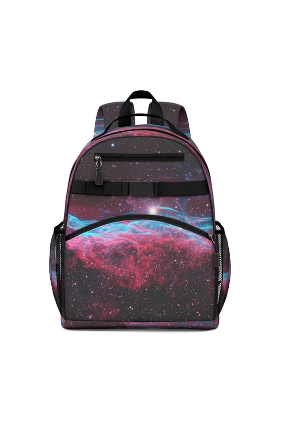 Space Galaxy Backpack for Teens - Waterproof & Breathable School Bag with Astronaut Print, Ergonomic Design for Spine Protection