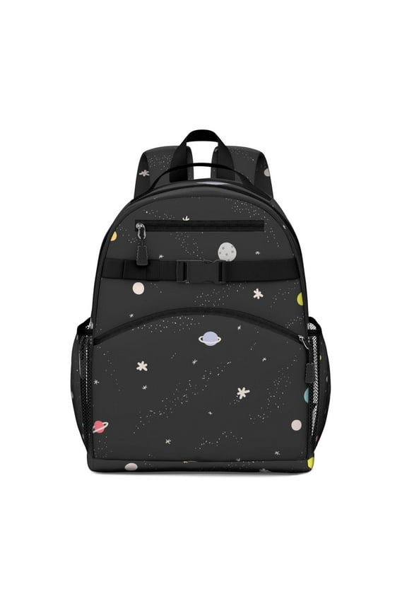 Space Galaxy Backpack for Teens - Waterproof & Breathable School Bag with Astronaut Print, Ergonomic Design for Spine Protection