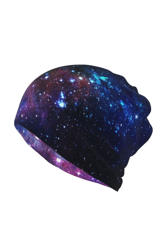 Space Galaxy Beanie Skull Cap Lightweight Hip Hop Dwarf Hat Beanie Hat For Women Men