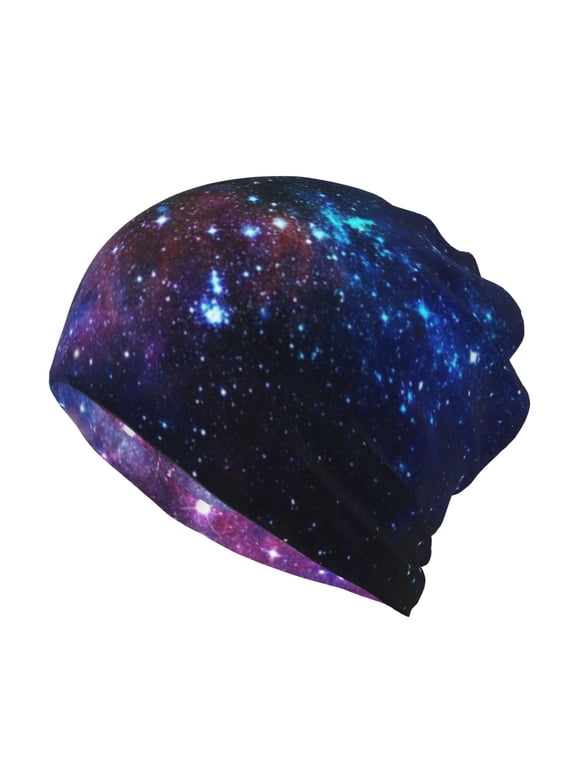 Space Galaxy Beanie Skull Cap Lightweight Hip Hop Dwarf Hat Beanie Hat For Women Men