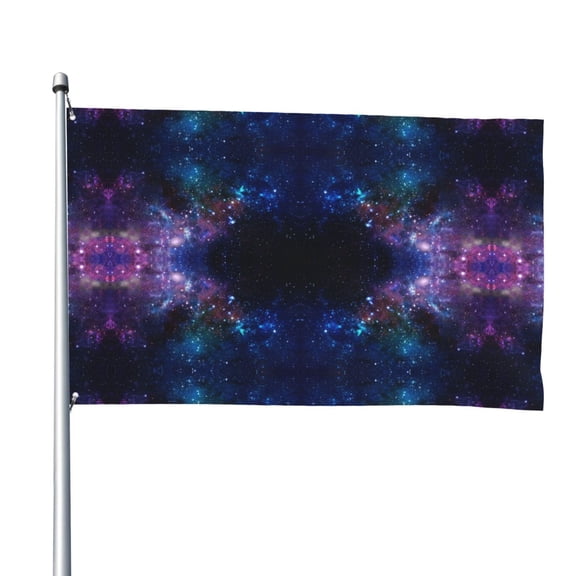 Space Galaxy Flag 4x6ft Cool Funny Flag Banner For Dorm Bedroom Wall Decor Indoor Outdoor