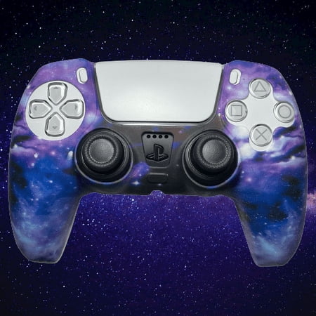 Space Galaxy PS5 Silicone Grip Gaming Rubber Case Cover Playstation 5 PS5 Skin