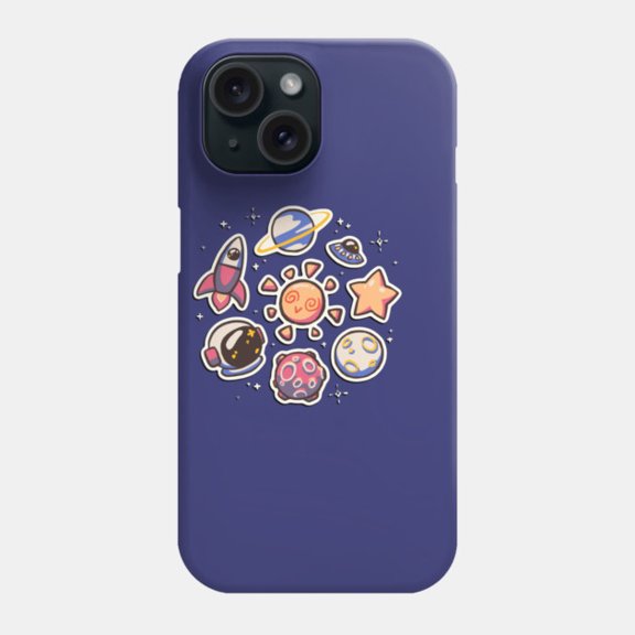 Space Galaxy Protective Cover for iPhone 11–17 Pro Max Minimalist Cosmic Case