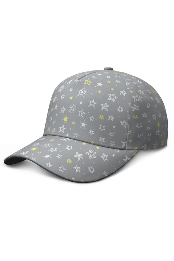 Space Galaxy Rocket Baseball Cap - Astronaut Planets Stars Adjustable Snapback Hat for Kids & Adults, Breathable Outdoor Sporty