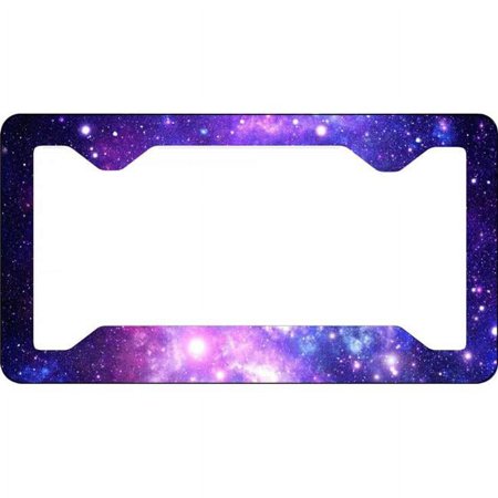Space Galaxy Thin Style License Plate Frame