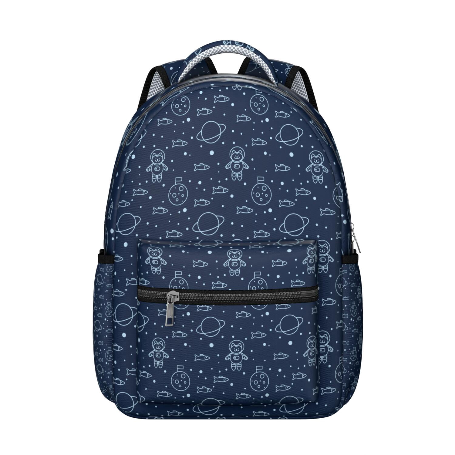 Space Galaxy Waterproof School Backpack with Ergonomic Spinal Support for Teens & College Students