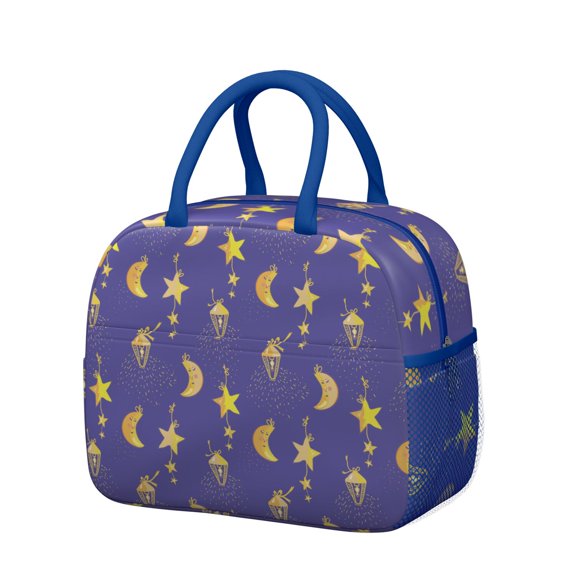 Space Geek Galaxy Lunch Tote – Celestial Cosmos Thermal Cooler Bag, Portable