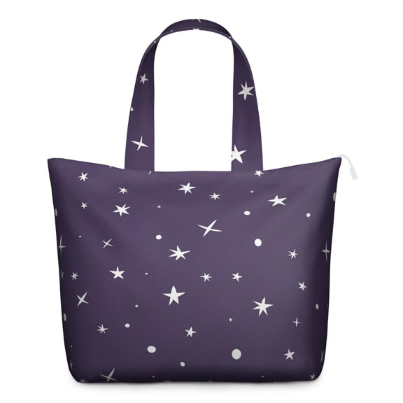 Space Geek Inspired Travel Bag with Nebula Star Constellation Design Lightweight Weekender Bag, Multipurpose for Yoga, Hiking, Business Travel