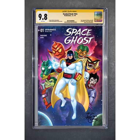 Space Ghost #1 CGC Signature Series 9.8 Josh C Lyman Variant A Trade LTD 333
