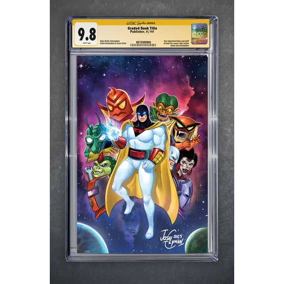Space Ghost #1 CGC Signature Series 9.8 Josh C Lyman Variant B Virgin LTD 333