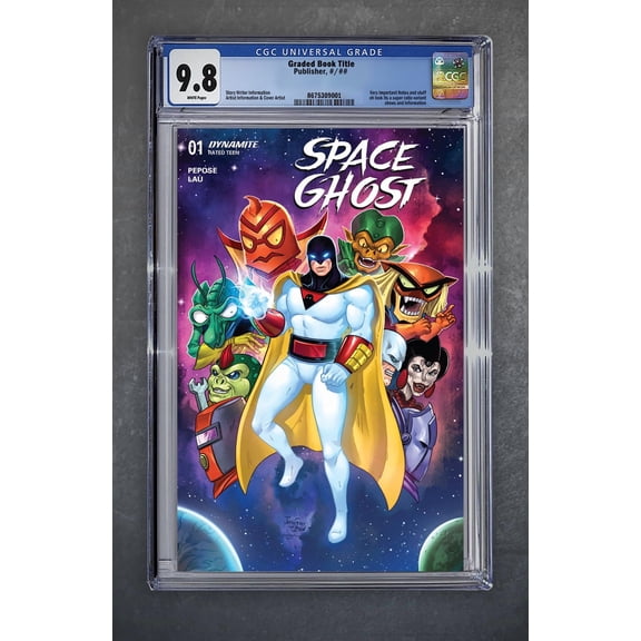 Space Ghost #1 CGC Universal Series 9.8 Josh C Lyman Variant A Trade LTD 333